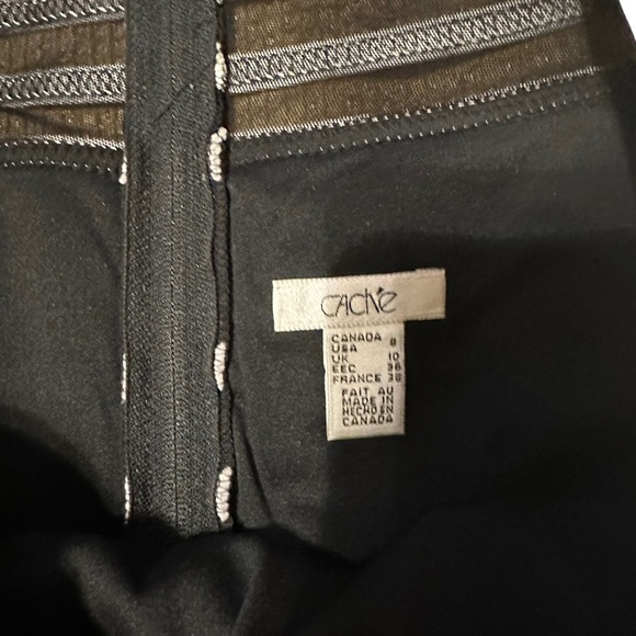 Cache 90s Vintage Off Shoulder Top Size 10 - Picture 5 of 5